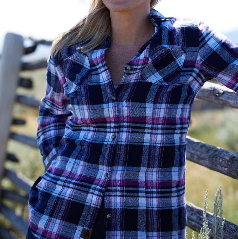 Women's Cottage Escape Flannel Shirt - Picture 6 of 6